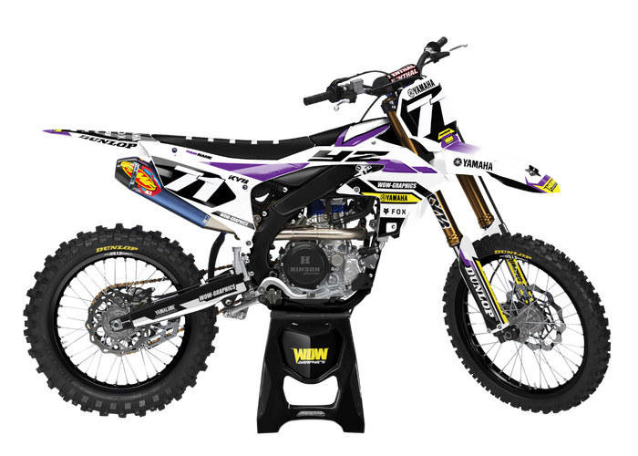 WHITEPURP RETRO YAMAHA