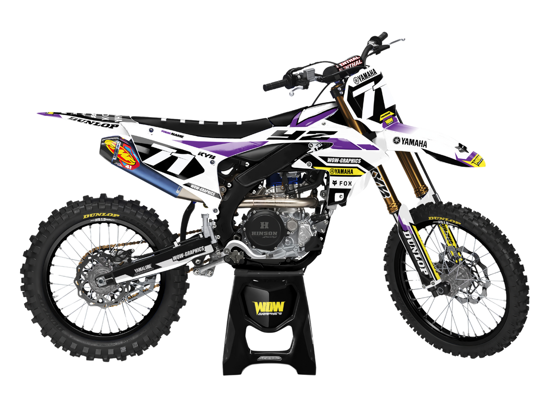 WHITEPURP RETRO YAMAHA